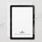 Diamond Dust Premium Pageant Promo Card Einladung (Rückseite)