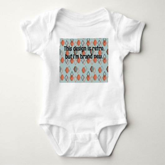 Diamond Echoes Baby Strampler (Vorderseite)