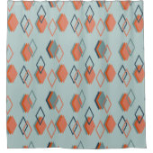 Diamond Echoes Duschvorhang (Vorderseite)