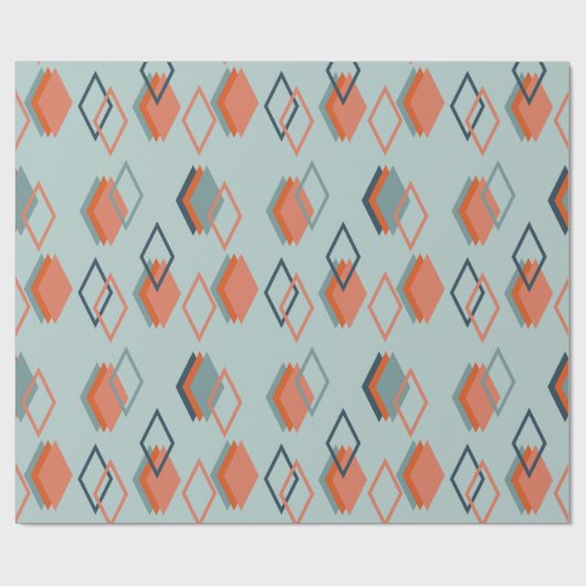 Diamond Echoes Geschenkpapier (Flach)