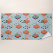 Diamond Echoes Strandtuch (Vorderseite)