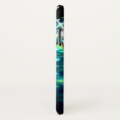 Diamond Edelstein funkelnd elegantes schwarzes Tür Case-Mate iPhone Hülle (Hinten/Rechts)