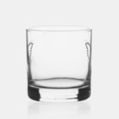 Diamond Elegant Butterfly Personalisiert Whiskyglas (Links)