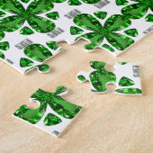 Diamond & Emerald Gemstone Art, grün Puzzle (Seite)