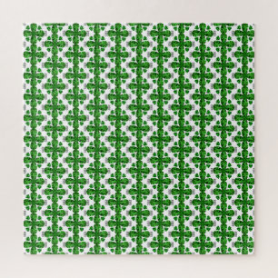 Diamond & Emerald Gemstone Art, grün Puzzle