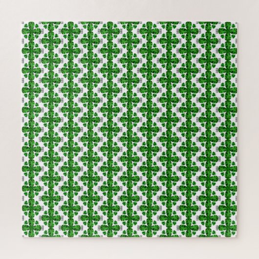 Diamond & Emerald Gemstone Art, grün Puzzle (Vertikal)