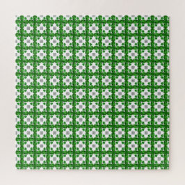 Diamond & Emerald Gemstone Art, grün Puzzle