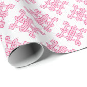 Diamond Endless Knot Hue in Pink Geschenkpapier (Rolleneckpunkt)
