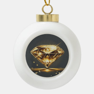 Diamond entworfen keramik Kugel-Ornament
