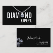Diamond Expert Juwelry Gold Silver Visitenkarte (Vorne/Hinten)