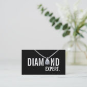 Diamond Expert Juwelry Gold Silver Visitenkarte (Stehend Vorderseite)