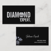 Diamond Expert Juwelry Gold Silver Visitenkarte (Vorne/Hinten)