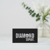 Diamond Expert Juwelry Gold Silver Visitenkarte (Stehend Vorderseite)