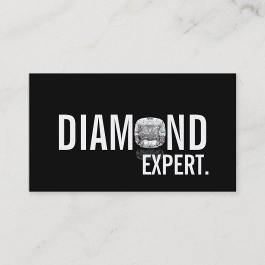 Diamond Expert Juwelry Gold Silver Visitenkarte (Vorderseite)