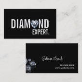 Diamond Expert Juwelry Gold Silver Visitenkarte (Vorne/Hinten)