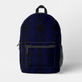 Diamond Eyes Moderne Pop Abstrakt Bedruckter Rucksack (Vorderseite)