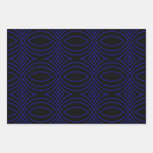 Diamond Eyes Moderne Pop Abstrakt Geschenkpapier Set (Vorderseite)