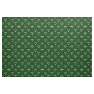 Diamond - Faded Green on Dark Green 003300 Stoff