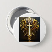 Diamond Faith LLC - Elegance and Grace Button (Vorne & Hinten)