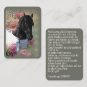 DIAMOND Farewell ~ Visitenkarte (Vorne/Hinten)