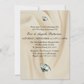 Diamond-Foto zum 60. Hochzeitstag Einladung (Rückseite)