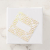 Diamond Gatsby Geometric Foto Real Gold Foil Geschenkanhänger (Mit Box)