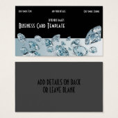 Diamond Gemstone Juwelier Kristall (Vorne & Hinten)