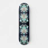 Diamond Gemstone Muster Moderne Abstrakte Kristall Skateboard (Vorne)