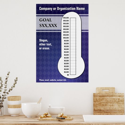 Diamond Gemustert Goal Poster (Küche)