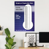 Diamond Gemustert Goal Poster (Heimbüro)