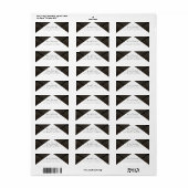 Diamond Geometric Black Gatsby Wedding (Vorne)