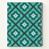 Diamond Geometric Floral Notizblock (Rückseite)