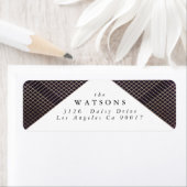 Diamond Geometric Lila Gatsby Wedding (Insitu)