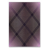 Diamond Geometric Lila Gatsby Wedding Tischnummer (Rückseite)
