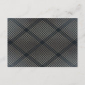 Diamond Geometric Navy Gold Gatsby Empfang Card Begleitkarte (Rückseite)