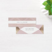 Diamond Geometric Pink Gold Gatsby Gift Registry (Schreibtisch)