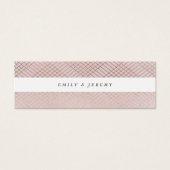 Diamond Geometric Pink Gold Gatsby Gift Registry (Vorderseite)