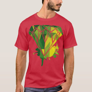 Diamond Geometric Style Fashion Glitzer Unique T-Shirt