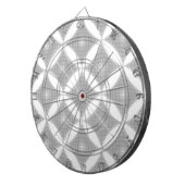 DIAMOND-GESTATTETES ABSTRAKTES MUSTER DARTSCHEIBE (Vorderseite rechts)