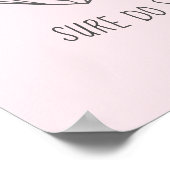 Diamond Girl Shine Blush Poster (Ecke)