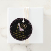 Diamond Glitzer 50 und fabelhaft 50. Geburtstag Geschenkanhänger (Beispiel)