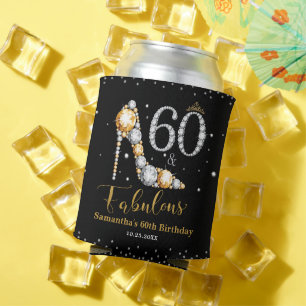Diamond Glitzer 50 und fabelhaft 60. Geburtstag Dosenkühler
