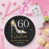 Diamond Glitzer 50 und fabelhaft 60. Geburtstag Pappteller (Party)