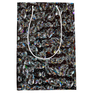 Diamond Glitzer Sparkle Elegant Mittlere Geschenktüte