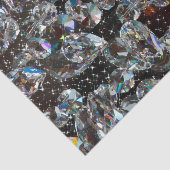 Diamond Glitzer Sparkle Elegant Seidenpapier (Ausschnitt)