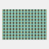 Diamond & Gold Grid Trio III Geschenkpapier Set (Vorderseite 2)