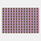 Diamond & Gold Grid Trio V Geschenkpapier Set (Vorderseite)