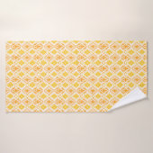 Diamond Gold : Luxuriöse Tribal Elegance Badehandtuch (Badehandtuch)