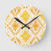 Diamond Gold - Wall Clock Runde Wanduhr (Vorderseite)