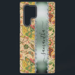 Diamond Green Paisley Calligraphie Name Samsung Galaxy Hülle<br><div class="desc">Jeder Glitzer oder Diamanten im Design sind Fotos und simuliert. Dieses Design kann in dem Bereich personalisiert werden, der durch das Ändern des Fotos und/oder Textes zur Verfügung gestellt wird. Sie können auch angepasst werden, indem Sie auf Vorlage personalisieren klicken und dann auf die Schaltfläche klicken, um weitere Optionen anzupassen,...</div>